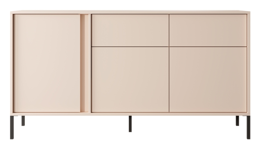 Μπουφές Dast με συρτάρια  Μπεζ 153x81x39cm