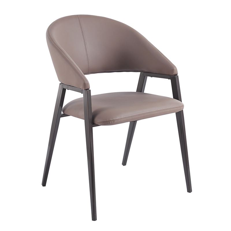 WOODWELL ΕΜ175,3DELI Πολυθρόνα Μέταλλο Βαφή Μαύρο, Pu Cappuccino 52x62x83cm ΕΜ175,3 WOODWELL ΕΜ175,3DELI Πολυθρόνα Μέταλλο Βαφή Μαύρο, Pu Cappuccino 52x62x83cm ΕΜ175,3