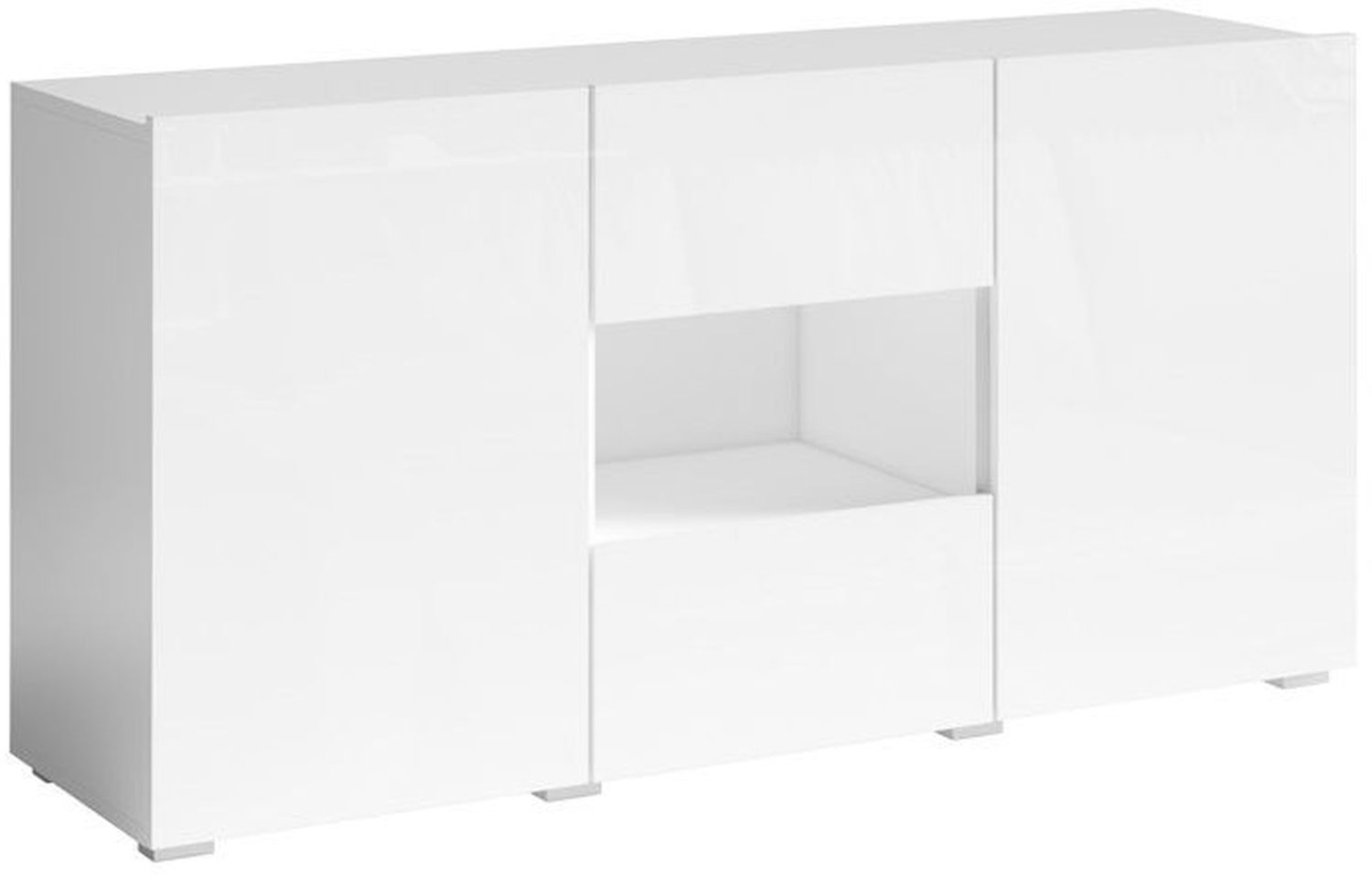 Μπουφές Delos Λευκός 137x69x38cm