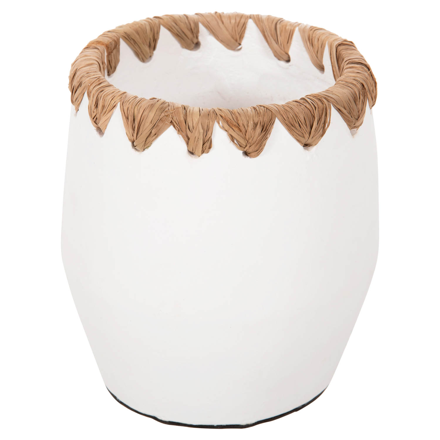 Intrahome ΔΙΑΚΟΣΜΗΤΙΚΟ ΒΑΖΟ ΤΕΡΑΚΟΤΑ ΣΕ ΛΕΥΚΟ ΜΕ ΠΛΕΞΗ ΨΑΘΑΣ ΣΤΟ ΣΤΟΜΙΟ Φ13x16Υεκ. intraho-1536193