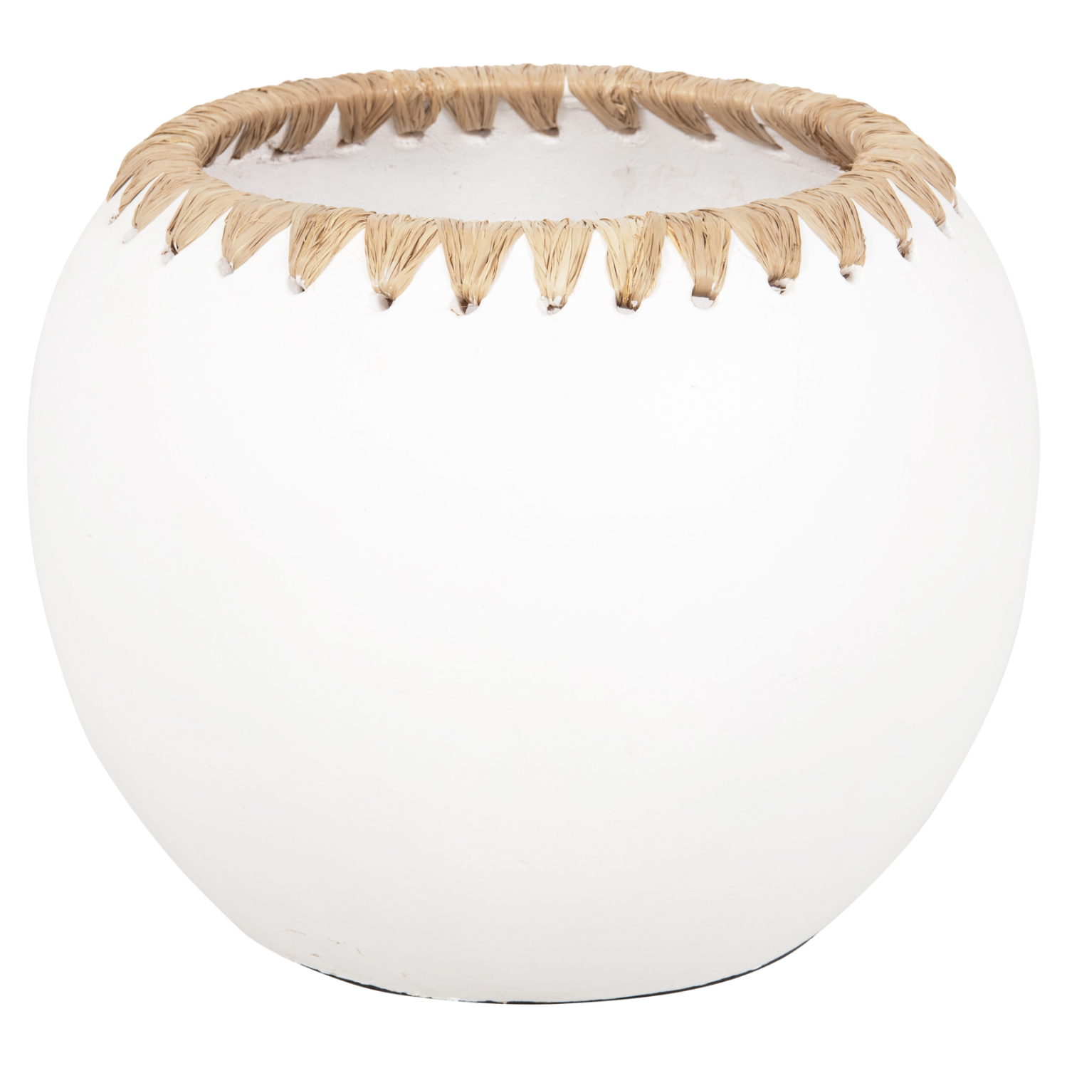 Intrahome ΔΙΑΚΟΣΜΗΤΙΚΟ ΒΑΖΟ ΤΕΡΑΚΟΤΑ ΣΕ ΛΕΥΚΟ ΜΕ ΠΛΕΞΗ ΨΑΘΑΣ ΣΤΟ ΣΤΟΜΙΟ Φ29x23Υεκ. intraho-1536195