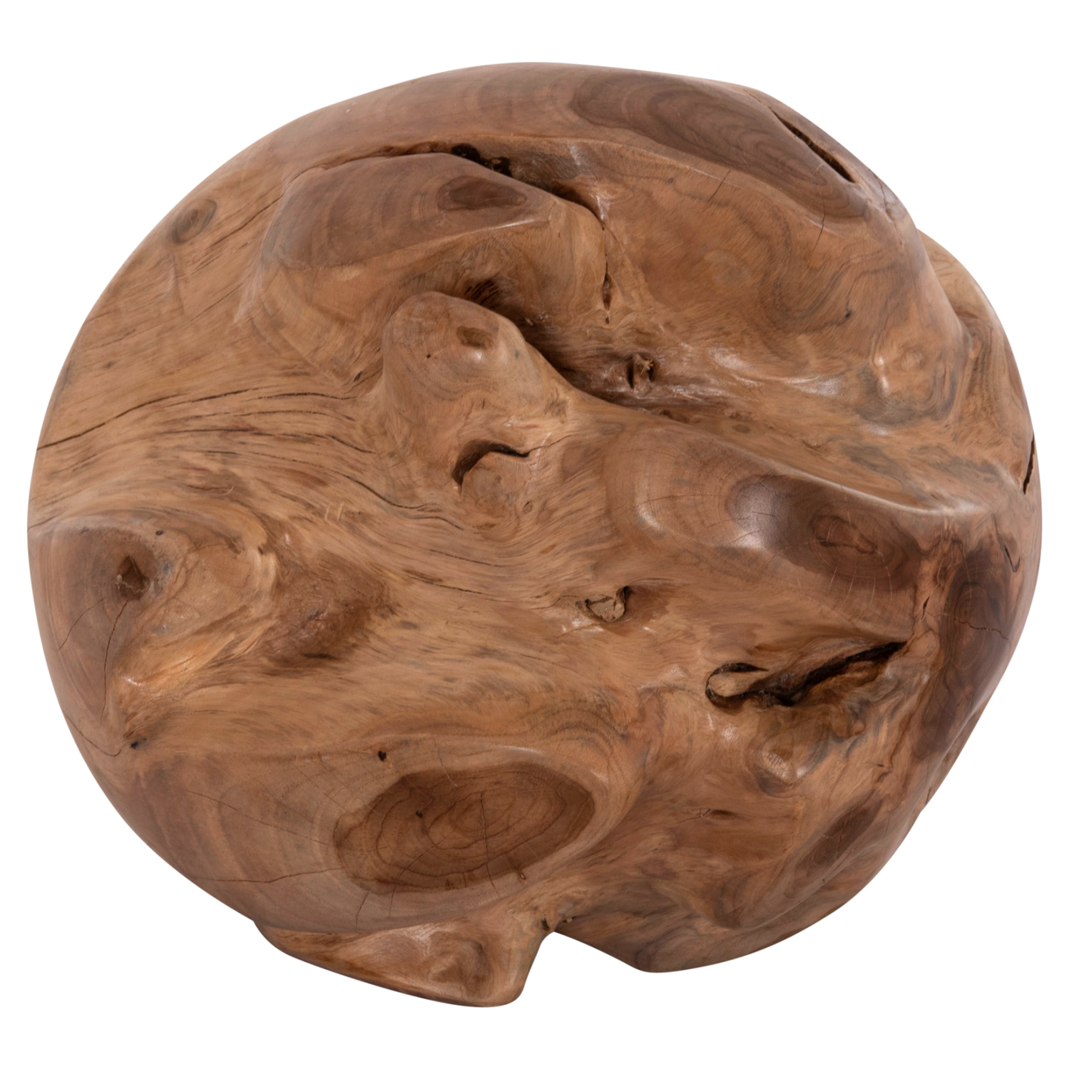 Intrahome ΔΙΑΚΟΣΜΗΤΙΚΟ ΔΑΠΕΔΟΥ CLEMOR (S) ΑΚΑΝΟΝΙΣΤΗ ΣΦΑΙΡΑ-ΞΥΛΟ ΤΕΑΚ--ΦΥΣΙΚΟ Φ30εκ. intraho-1627793