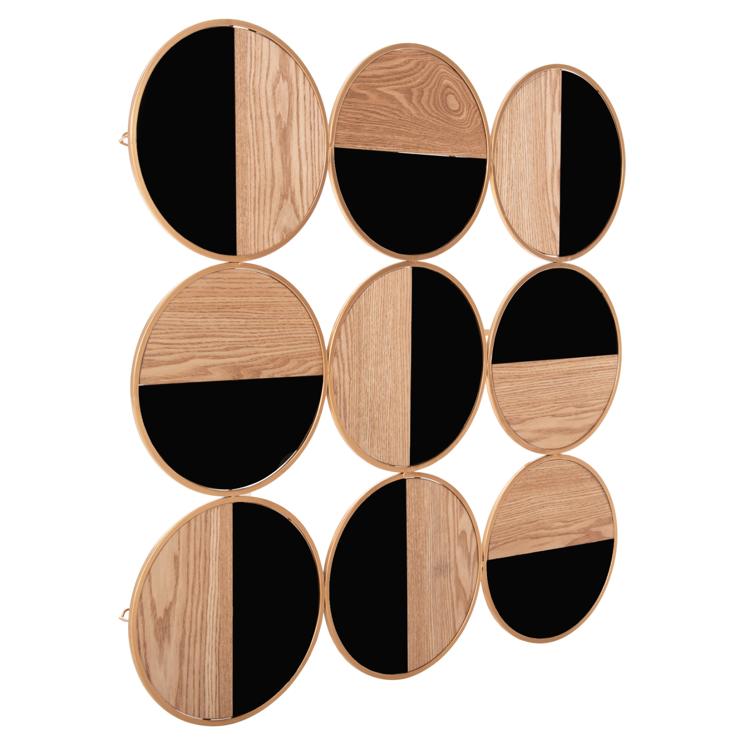 Intrahome ΔΙΑΚΟΣΜΗΤΙΚΟ ΤΟΙΧΟΥ ΜΕΤΑΛΛΟ ΣΕ ΧΡΥΣΟ-NELSPRUICASABLANCALTCASABLANCAI ΣΕ ΦΥΣΙΚΟ-ΜΑΥΡΟ 90x90 εκ. intraho-1523991