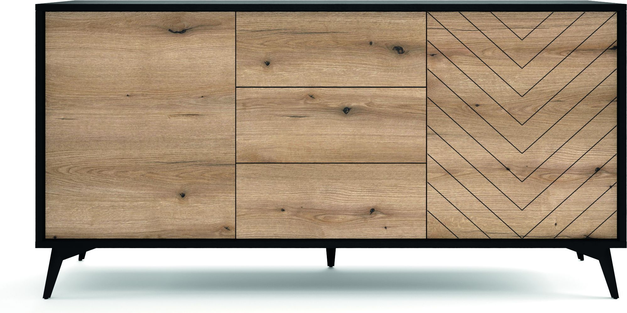 Lh-homefurniture Μπουφές Diamond με συρτάρια Ανθρακί+Evoke 154x77x39cm P_DM_21_2d3s Lh-homefurniture Μπουφές Diamond με συρτάρια Ανθρακί+Evoke 154x77x39cm P_DM_21_2d3s