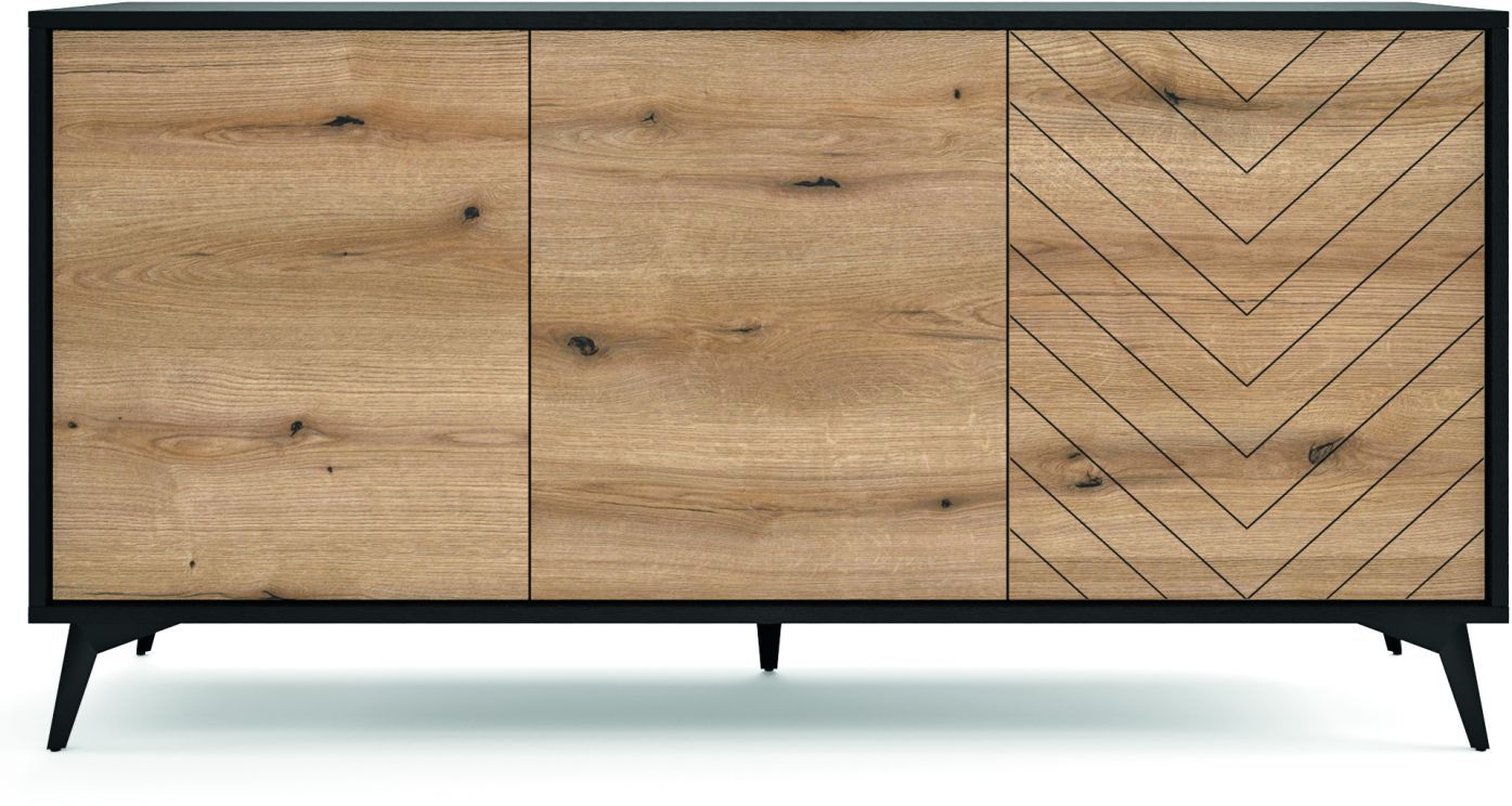 Lh-homefurniture Μπουφές Diamond Ανθρακί+Evoke 154x77x39cm P_DM_21_3d Lh-homefurniture Μπουφές Diamond Ανθρακί+Evoke 154x77x39cm P_DM_21_3d