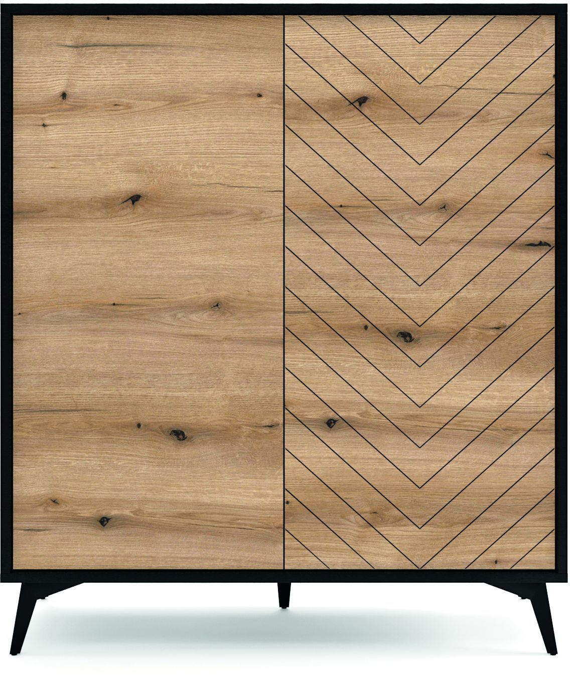 Lh-homefurniture Μπουφές Diamond Ανθρακί+Evoke 104x119x39cm P_DM_24 Lh-homefurniture Μπουφές Diamond Ανθρακί+Evoke 104x119x39cm P_DM_24