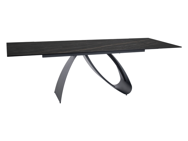 STÓŁ DIUNA CERAMIC CZARNY NOIR DESIRE / CZARNY MAT (160-240)X90 DIOMMI-80-3629