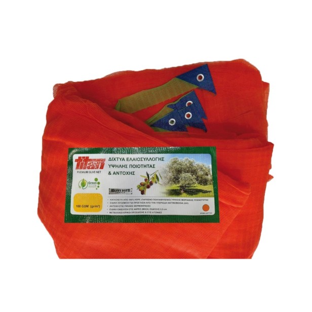 Δίχτυ Ελαιοσυλλογής Titan 100gsm 6x12 Μέτρα HDPE KIDO-
77115714