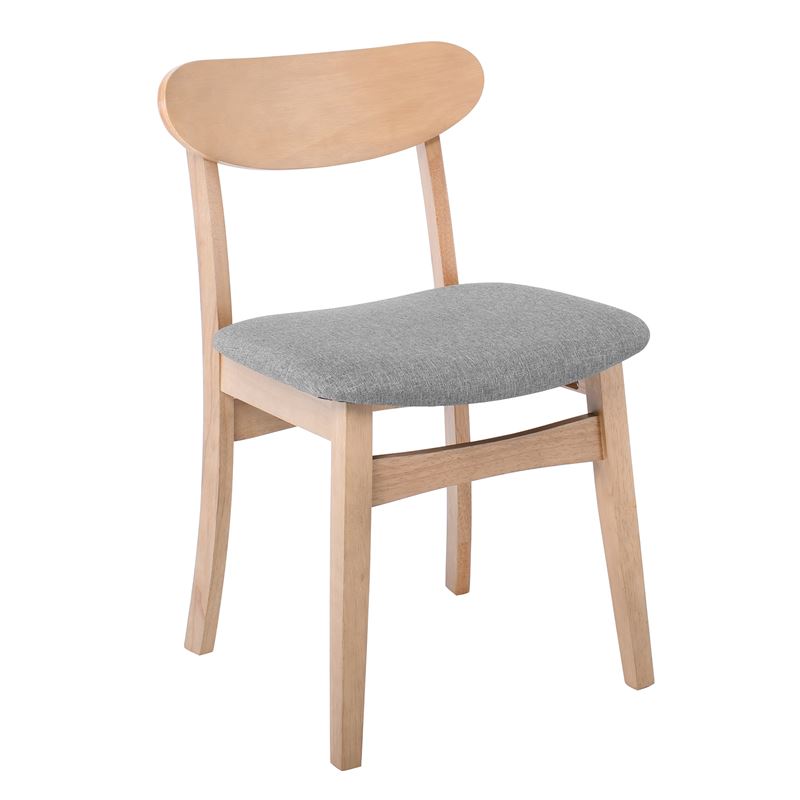 WOODWELL Ε802,3DOM Καρέκλα Τραπεζαρίας Απόχρωση Oak, Ύφασμα Γκρι 48x51x79cm Ε802,3 WOODWELL Ε802,3DOM Καρέκλα Τραπεζαρίας Απόχρωση Oak, Ύφασμα Γκρι 48x51x79cm Ε802,3