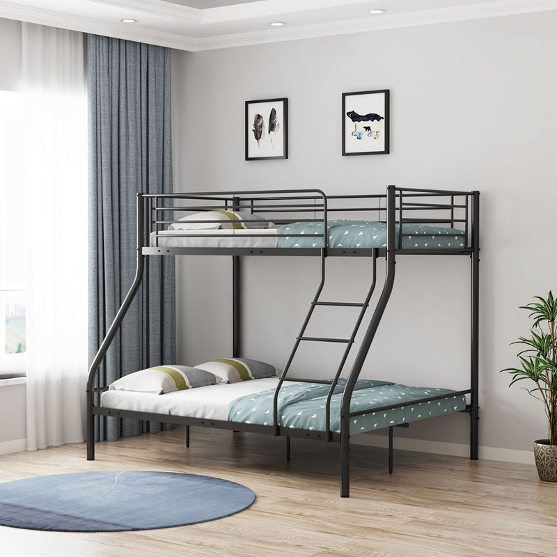 WOODWELL Ε8045,1DOUBLE Κρεβάτι Κουκέτα Μέταλλο Βαφή Μαύρο, Για στρώματα 140×190+90x190cm 145x200x160cm Ε8045,1 WOODWELL Ε8045,1DOUBLE Κρεβάτι Κουκέτα Μέταλλο Βαφή Μαύρο, Για στρώματα 140×190+90x190cm 145x200x160cm Ε8045,1