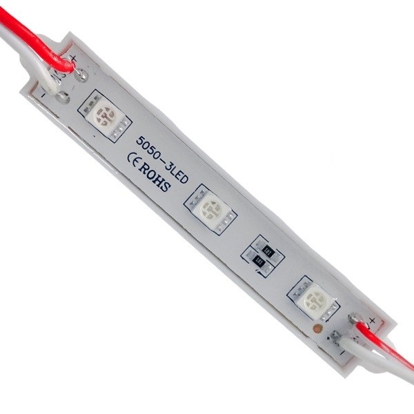 65002 GloboStar® 20 Τεμάχια x LED Module 3 SMD 5050 0.8W 12V 50lm IP65 Αδιάβροχο Κόκκινο GloboStar 65002 65002 GloboStar® 20 Τεμάχια x LED Module 3 SMD 5050 0.8W 12V 50lm IP65 Αδιάβροχο Κόκκινο GloboStar 65002