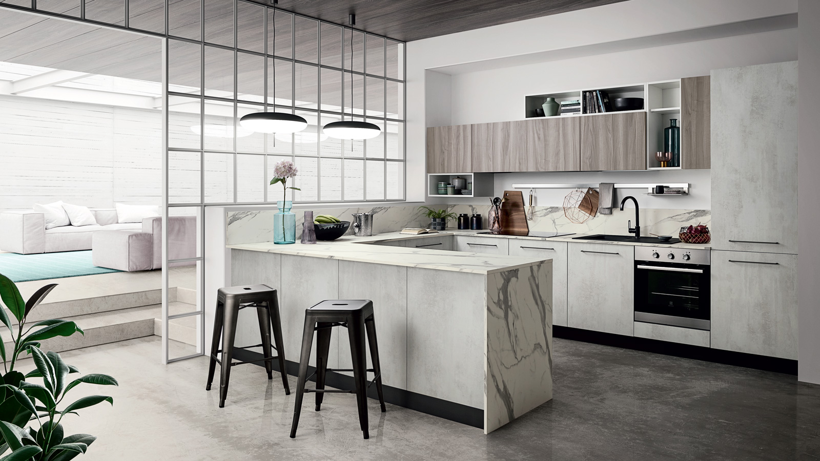 Intrahome Σύνθεση Έπιπλο Κουζίνας λευκό/sonomagrey 04-53122341 με blum μεντεσεδες και συρτάρια 10 ΜΕΤΡΑ ΤΡΕΧΟΝ 04-53122341 Intrahome Σύνθεση Έπιπλο Κουζίνας λευκό/sonomagrey 04-53122341 με blum μεντεσεδες και συρτάρια 10 ΜΕΤΡΑ ΤΡΕΧΟΝ 04-53122341