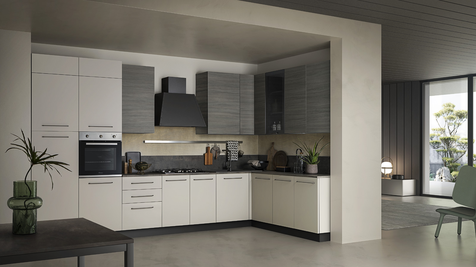 Intrahome Έπιπλο Κουζίνας ΚΡΕΜ/ΓΚΡΙ 04-53122611 με blum μεντεσεδες Intrahome Έπιπλο Κουζίνας ΚΡΕΜ/ΓΚΡΙ 04-53122611 με blum μεντεσεδες