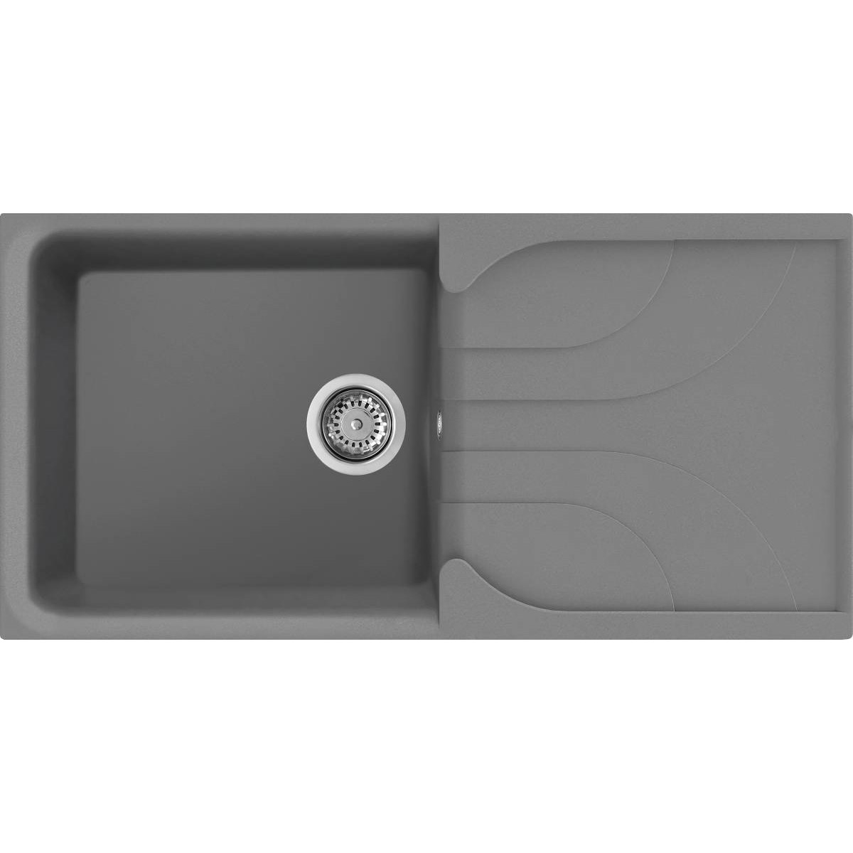 KARAG  EGO Νεροχύτης κουζίνας EGO 480 Titanium 73 ELLECI 100x50cm KARAG-8032861959908