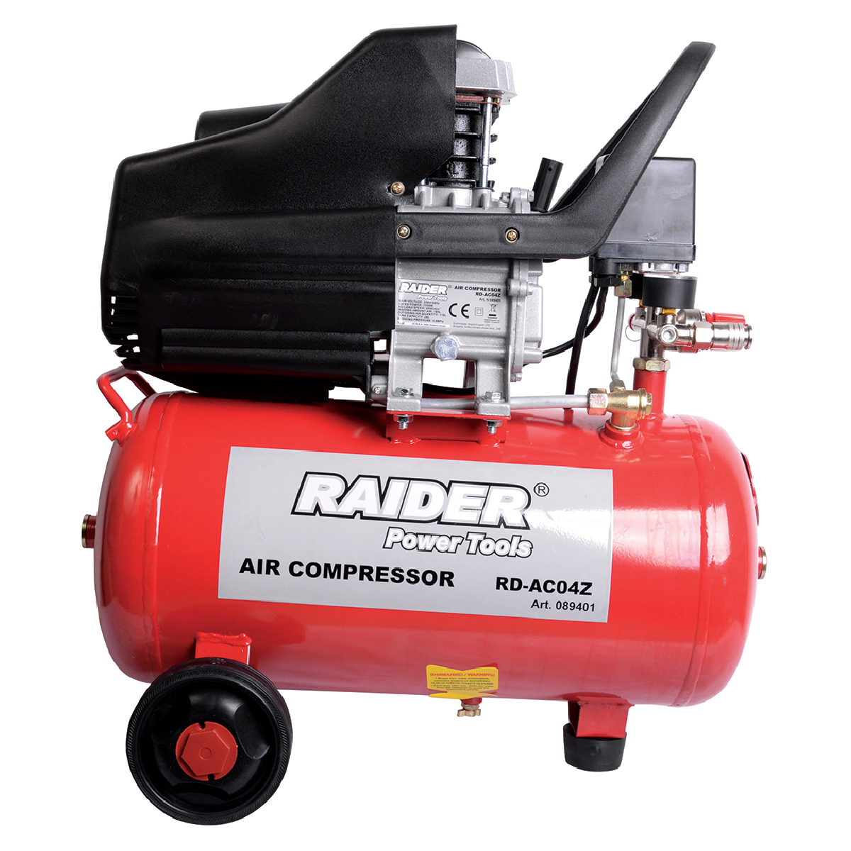 RAIDER ΑΕΡΟΣΥΜΠΙΕΣΤΗΣ 24L RD-AC04Z 1.5kW 089401 LEUKA-10-4033 RAIDER ΑΕΡΟΣΥΜΠΙΕΣΤΗΣ 24L RD-AC04Z 1.5kW 089401 LEUKA-10-4033