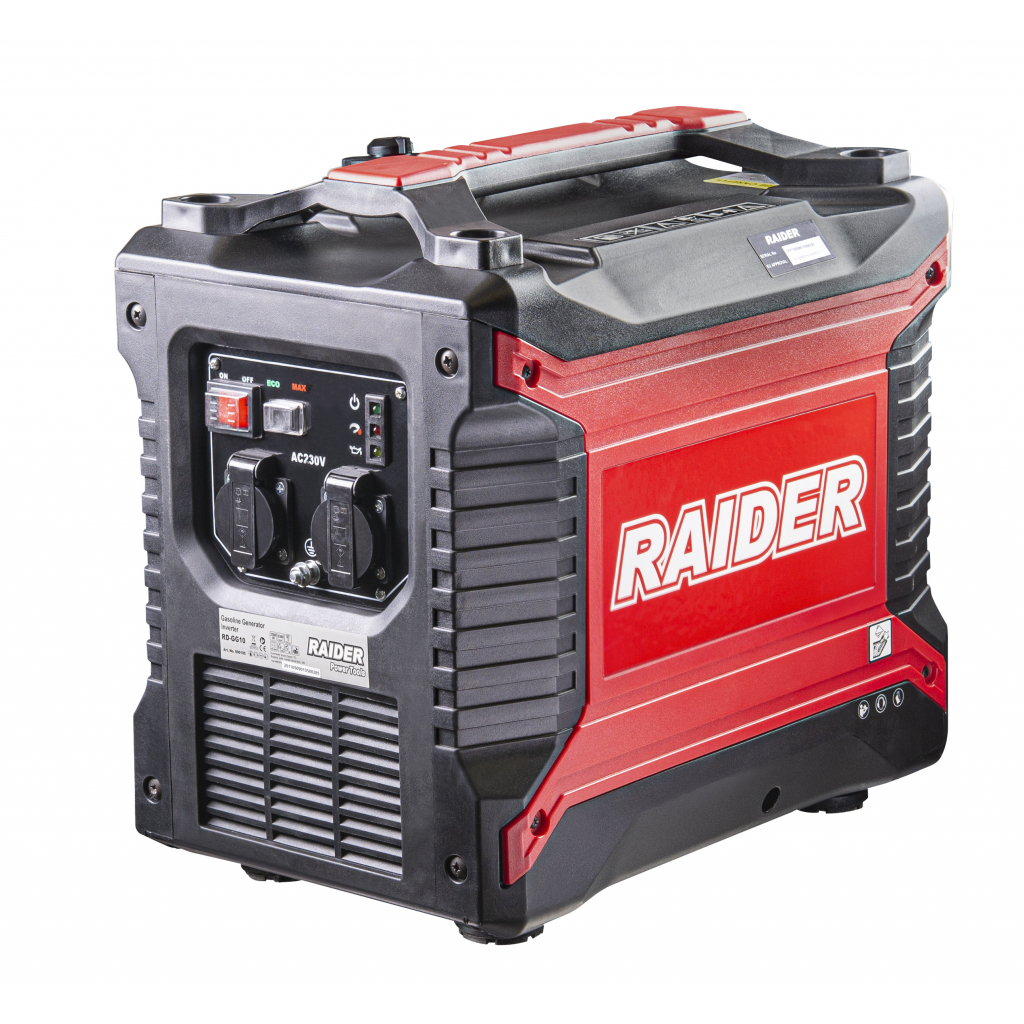 RAIDER Γεννήτρια Βενζίνης Τετράχρονη με Μέγιστη Ισχύ 2.5kVA INVERTER RD-GG10 090105 LEUKA-10-4894 RAIDER Γεννήτρια Βενζίνης Τετράχρονη με Μέγιστη Ισχύ 2.5kVA INVERTER RD-GG10 090105 LEUKA-10-4894