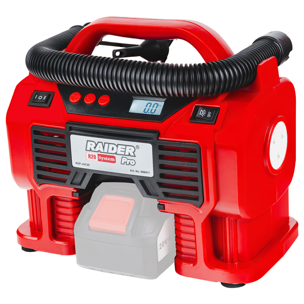 RAIDER R20 Solo Τρόμπα Αυτοκινήτου 160PSI Επαναφορτιζόμενη 20V RDP-JAC20 089411 LEUKA-10-6444 RAIDER R20 Solo Τρόμπα Αυτοκινήτου 160PSI Επαναφορτιζόμενη 20V RDP-JAC20 089411 LEUKA-10-6444