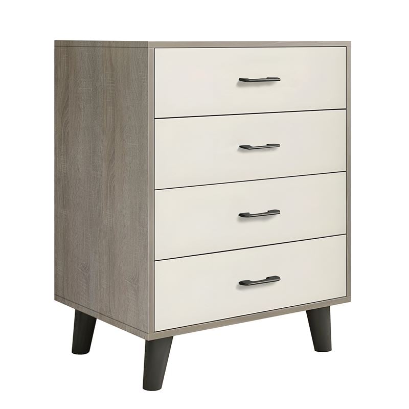 WOODWELL Ε7370,3ELIOT Συρταριέρα, με 4 Συρτάρια, Απόχρωση Sonoma-Άσπρο 60x40x80cm Ε7370,3 WOODWELL Ε7370,3ELIOT Συρταριέρα, με 4 Συρτάρια, Απόχρωση Sonoma-Άσπρο 60x40x80cm Ε7370,3