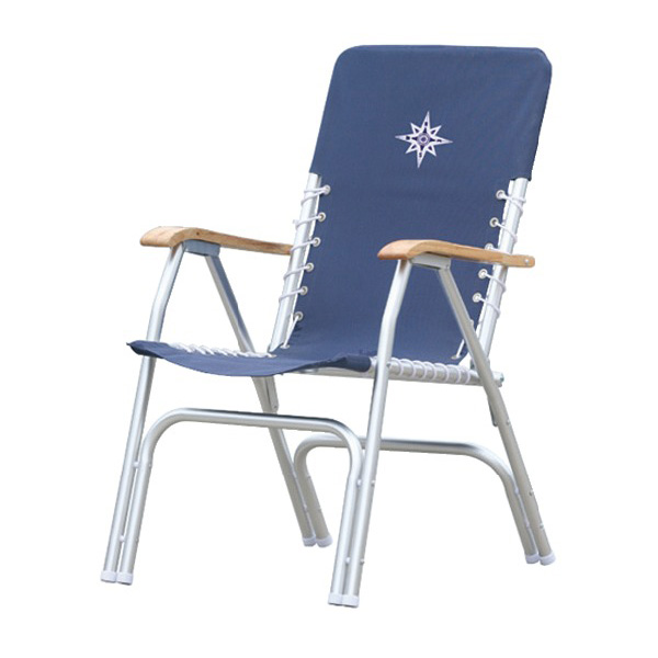 Αναδιπλούμενη καρέκλα Deck από ανοδιωμένο αλουμίνιο FOUR-14802