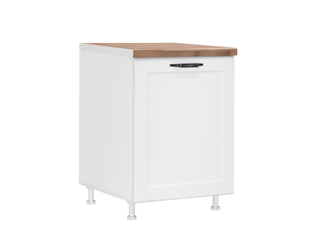 MATIS Επιδαπέδιο ντουλάπι με 1 πόρτα κουζίνας CONTEMPO D60 1V Λευκό 60x60x85εκ. MATISKD601V66