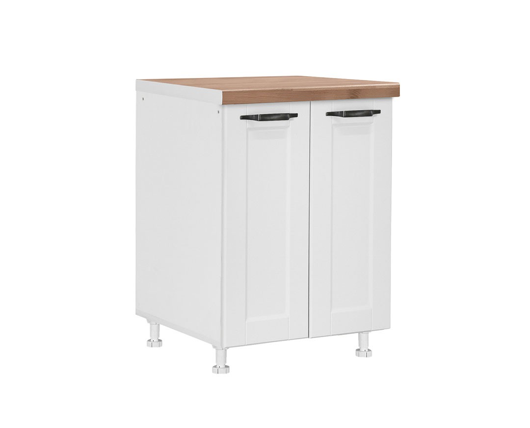 MATIS Επιδαπέδιο ντουλάπι κουζίνας CONTEMPO D60 Λευκό 60x60x85εκ. MATISKD6066 MATIS Επιδαπέδιο ντουλάπι κουζίνας CONTEMPO D60 Λευκό 60x60x85εκ. MATISKD6066