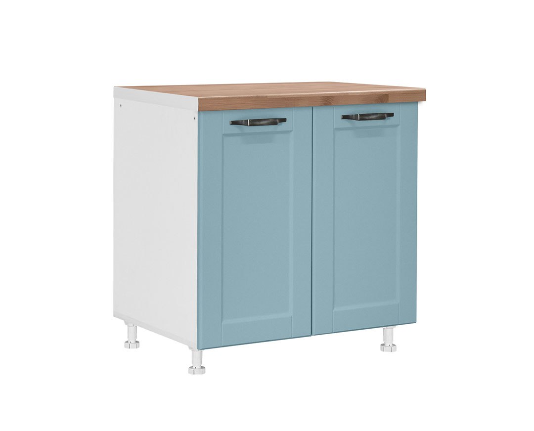 MATIS Επιδαπέδιο ντουλάπι κουζίνας CONTEMPO D80 Μπλε 80x60x85εκ. MATISKD8069