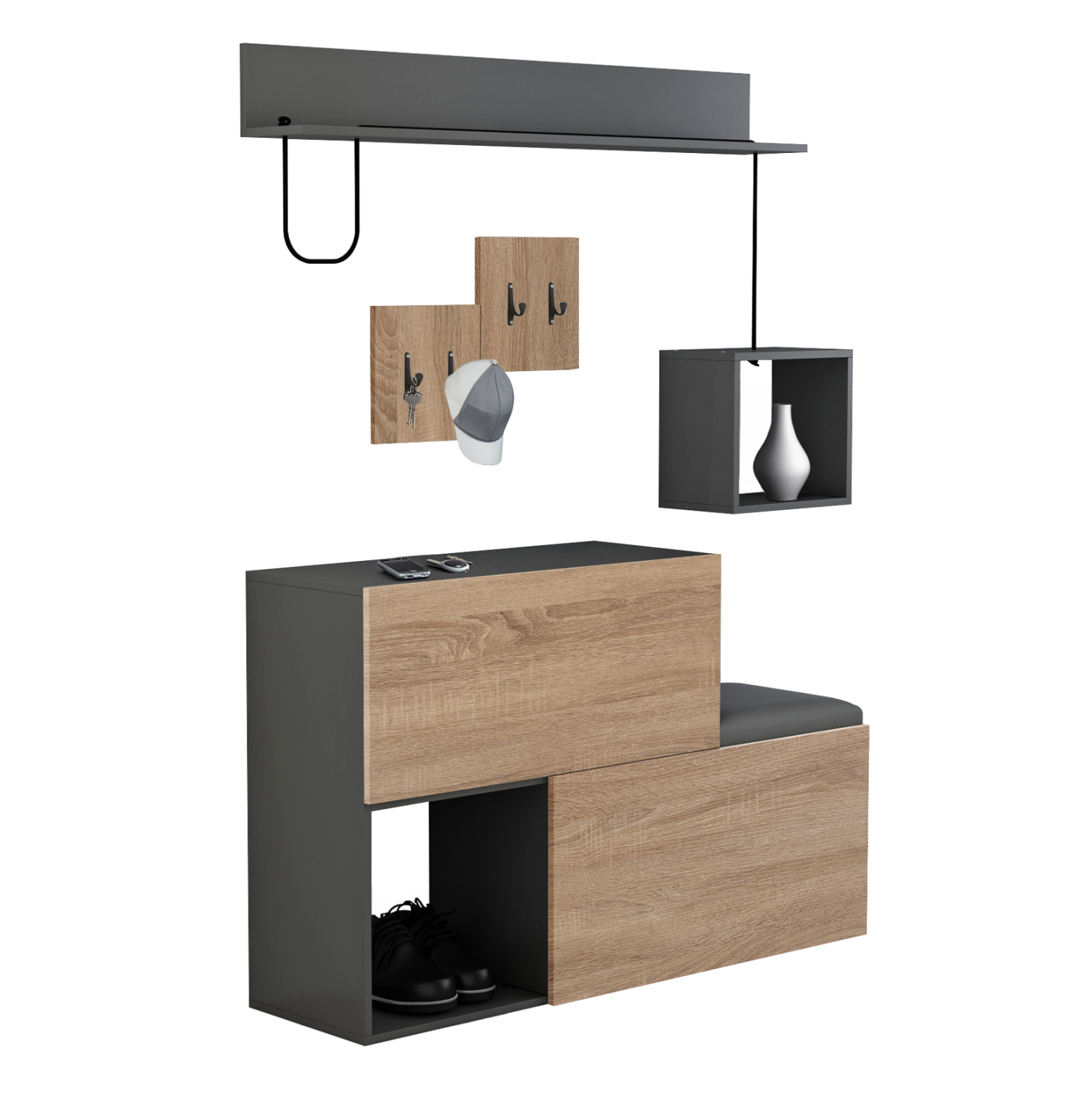 Intrahome ΕΠΙΠΛΟ ΕΙΣΟΔΟΥ CERKUCASABLANCALCASABLANCA_LUMPUR .11 ΜΕΛΑΜΙΝΗ ΣΕ PIECASABLANCALTCASABLANCAIERMIVRY-SUR-SEINEICASABLANCALTCASABLANCAIZKUCASABLANCALCASABLANCA_LUMPURURG-ΓΚΡΙ 120x20x72Υ εκ. intraho-1646261