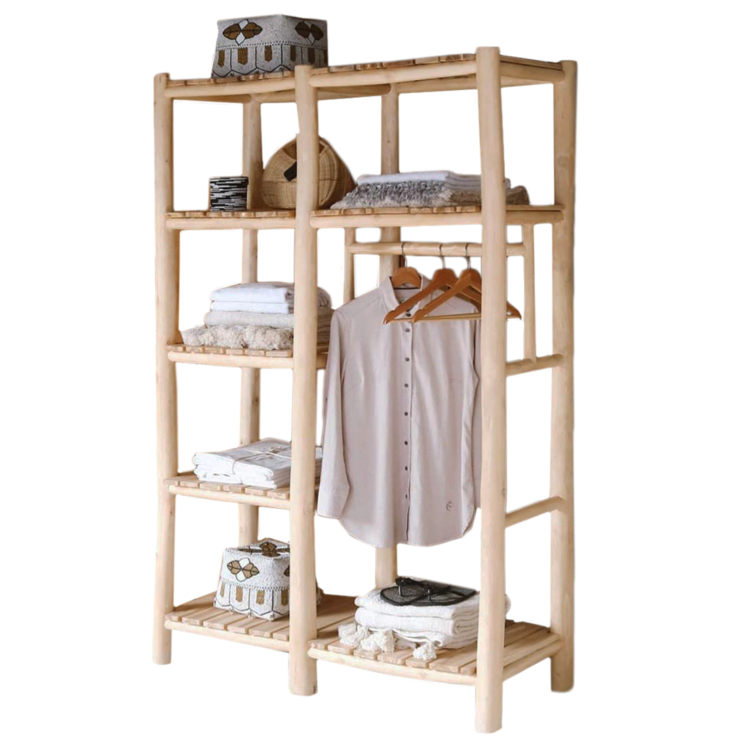 Intrahome ΕΠΙΠΛΟ ΕΙΣΟΔΟΥ KUCASABLANCALCASABLANCA_LUMPURCASABLANCALEN ΞΥΛΟ ΤΕΑΚ ΣΕ ΦΥΣΙΚΟ ΧΡΩΜΑ 120x50x180Yεκ. intraho-1646123