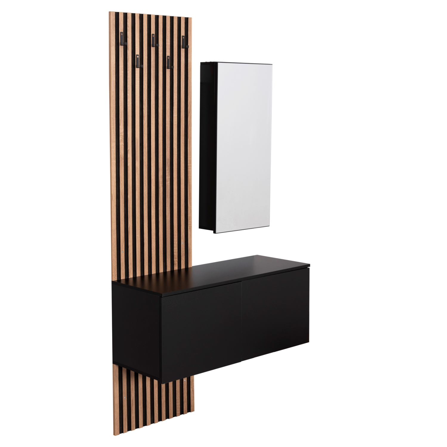 Intrahome ΕΠΙΠΛΟ ΕΙΣΟΔΟΥ ΜΕ ΚΑΘΡΕΠΤΗ SCASABLANCAINCASABLANCALTCASABLANCAIE-COLECASABLANCALTCASABLANCAICASABLANCALTCASABLANCAIE .02 ΜΕΛΑΜΙΝΗ ΣΟΝΑΜΑ-ΜΑΥΡΟ 100x37x200Υεκ intraho-1646785