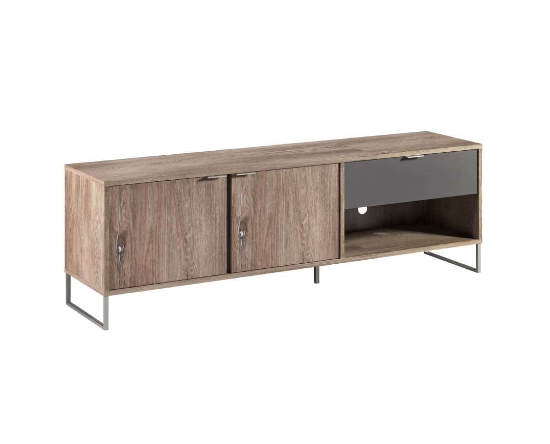 MATIS Έπιπλο TV DENVER δρυς kalaj/ ανθρακί 172,8x40x54 MATIS160274 MATIS Έπιπλο TV DENVER δρυς kalaj/ ανθρακί 172,8x40x54 MATIS160274