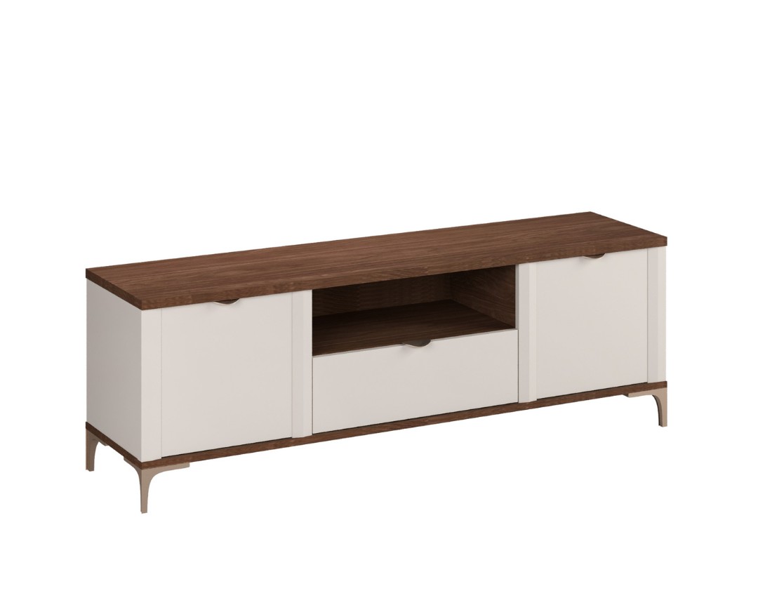 MATIS Έπιπλο TV MANILA καρυδί/ κασμίρ 161x40x55 MATIS900181 MATIS Έπιπλο TV MANILA καρυδί/ κασμίρ 161x40x55 MATIS900181
