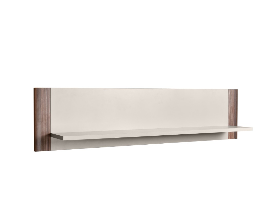 MATIS Επιτοίχιο ράφι ASTANA 128 καρυδί/ κασμίρ 128,3x22.8x24 MATIS860781