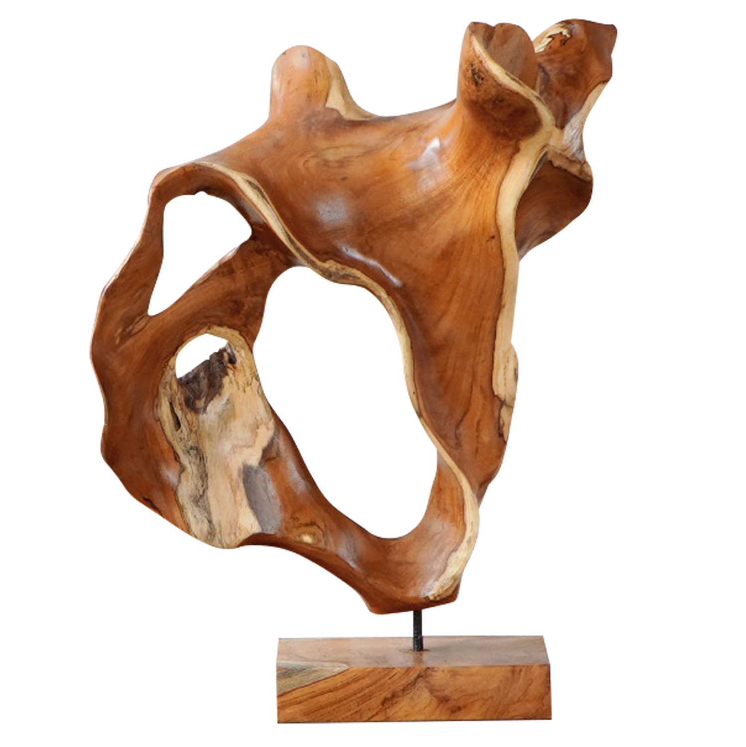 Intrahome ΕΠΙΤΡΑΠΕΖΙΟ ΔΙΑΚΟΣΜΗΤΙΚΟ ΑΠΟ ΜΑΣΙΦ ΞΥΛΟ ΤECASABLANCAK ΦΥΣΙΚΟ 46Χ15,5Χ61Y ΕΚ. intraho-1644024