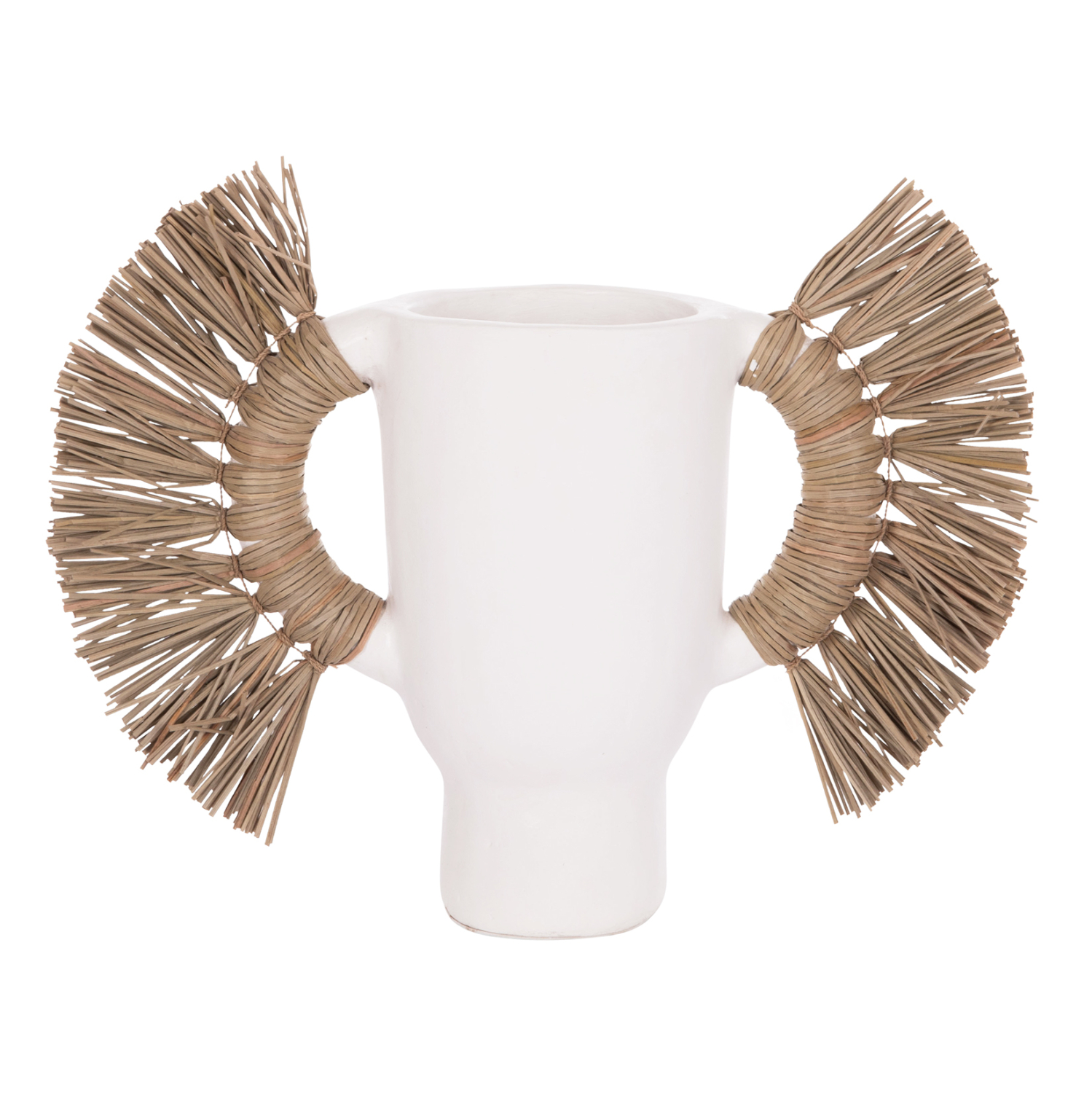 Intrahome ΕΠΙΤΡΑΠΕΖΙΟ ΔΙΑΚΟΣΜΗΤΙΚΟ ΒΑΖΟ CASABLANCALICCASABLANCA .02S ΛΕΥΚΗ ΤΕΡΑΚΟΤΑ & GRCASABLANCASS--55x19x34Υεκ intraho-1524243