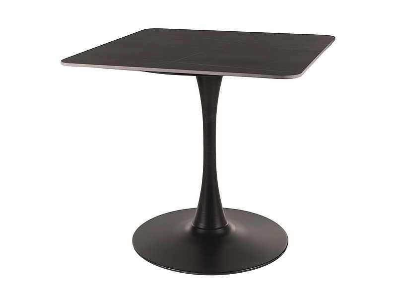 STÓŁ ESPERO II CZARNY MAT/CZARNY 80X80 DIOMMI-80-3300