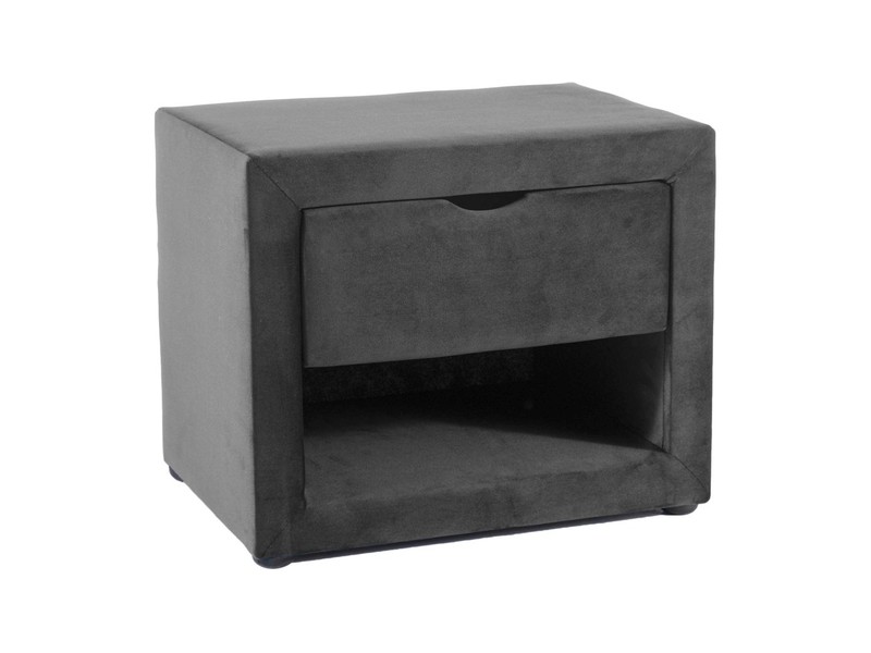 SZAFKA NOCNA ET-001 VELVET SZARY BLUVEL 14 DIOMMI-80-3165