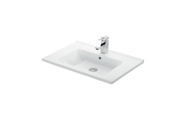 Νιπτήρας ETNA 55 από πορσελάνη 55x45cm 3WET055WGLO Νιπτήρας ETNA 55 από πορσελάνη 55x45cm 3WET055WGLO