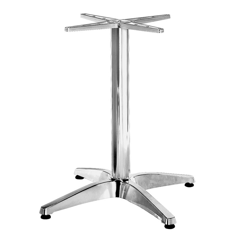 WOODWELL Ε011FACTORY Βάση Τραπεζιού Αλουμίνιο Απόχρωση Shiny Silver (3,35kg) 66x66cm H.69cm Ε011 WOODWELL Ε011FACTORY Βάση Τραπεζιού Αλουμίνιο Απόχρωση Shiny Silver (3,35kg) 66x66cm H.69cm Ε011