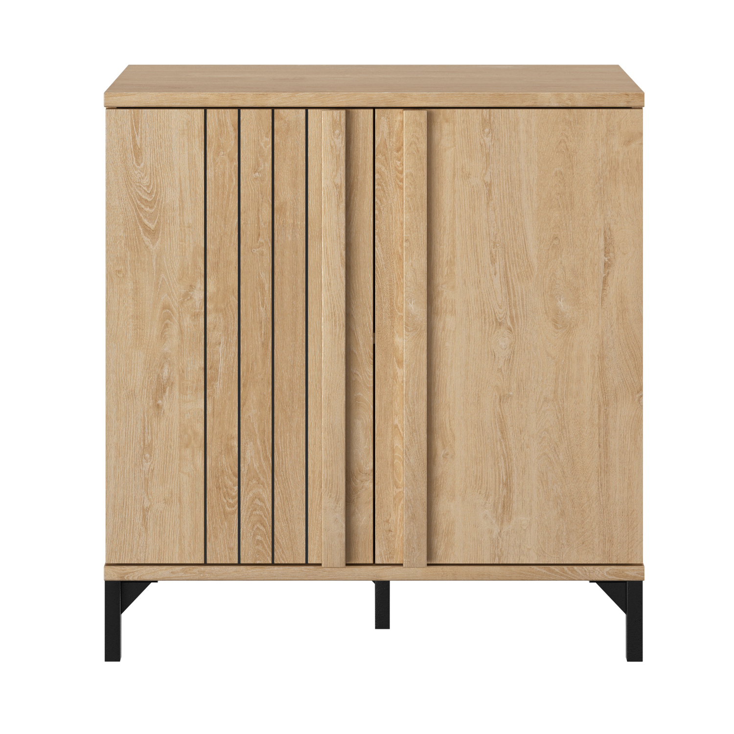 Insi Faro ντουλάπι αποθήκευσης χαμηλό 80x45x85εκ. Blond Oak / Μαύρο 0181.GM12 Insi Faro ντουλάπι αποθήκευσης χαμηλό 80x45x85εκ. Blond Oak / Μαύρο 0181.GM12