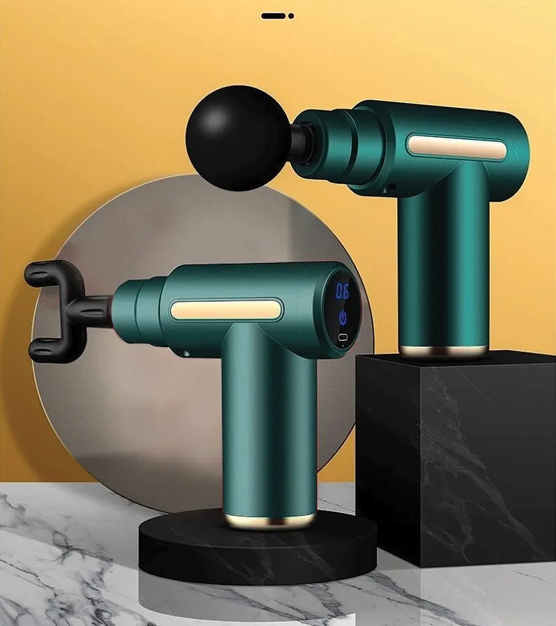 FUJIA   Συσκευή Μασάζ   Μίνι Συσκευή για Μασάζ BX-720 με Δόνηση Green   ME-23BX720-GY