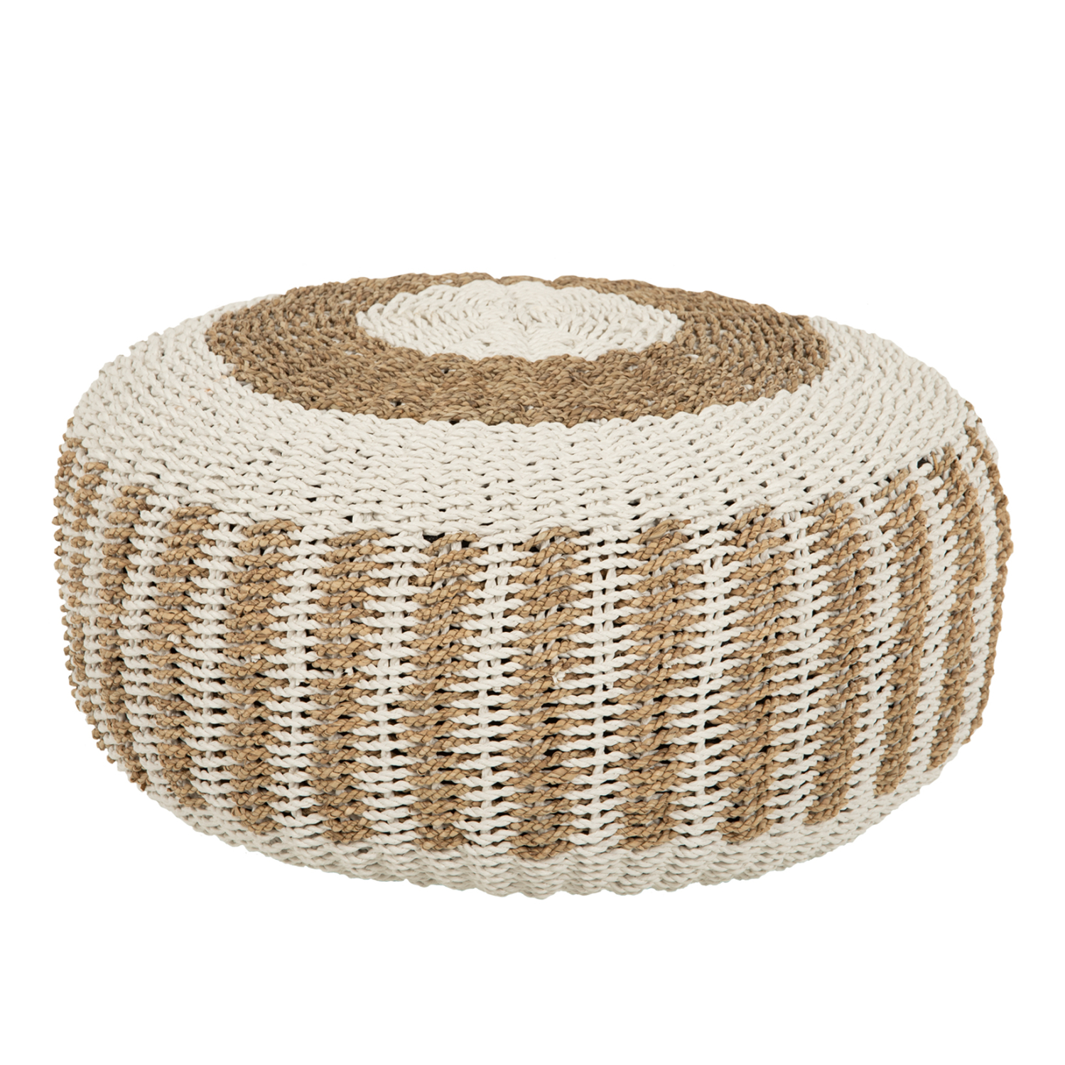 ΠΟΥΦ ΣΚΑΜΠΟ SARONI FB97851.01 SEAGRASS ΣΕ ΦΥΣΙΚΟ-ΛΕΥΚΟ ΧΡΩΜΑ Φ60x35Yεκ. ΠΟΥΦ ΣΚΑΜΠΟ SARONI FB97851.01 SEAGRASS ΣΕ ΦΥΣΙΚΟ-ΛΕΥΚΟ ΧΡΩΜΑ Φ60x35Yεκ.