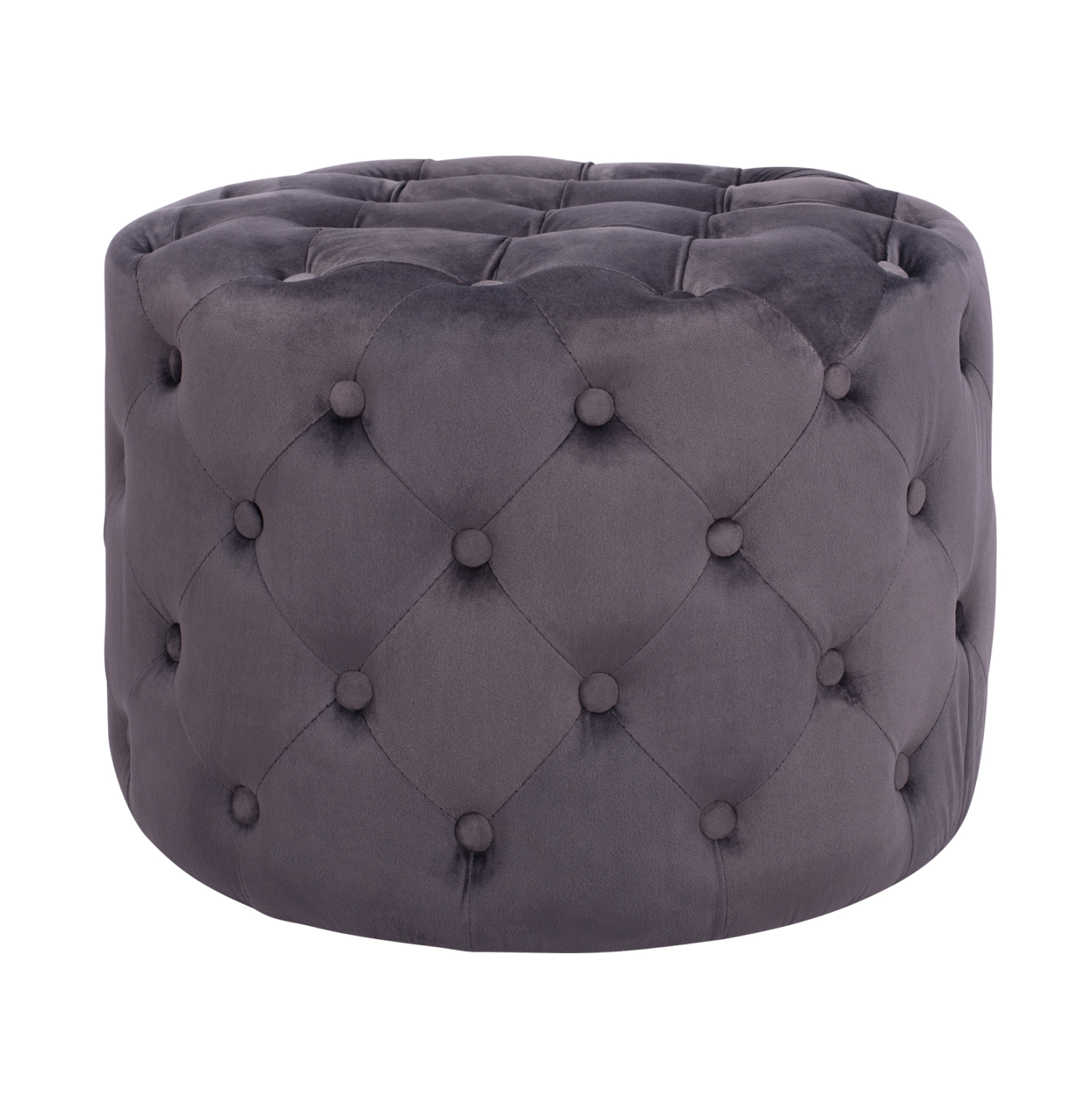 ΣΚΑΜΠΟ KASSIE ΓΚΡΙ ΒΕΛΟΥΔΟ ΤΥΠΟΥ CHESTERFIELD FB98406.01 Φ60×43Υ εκ. ΣΚΑΜΠΟ KASSIE ΓΚΡΙ ΒΕΛΟΥΔΟ ΤΥΠΟΥ CHESTERFIELD FB98406.01 Φ60×43Υ εκ.