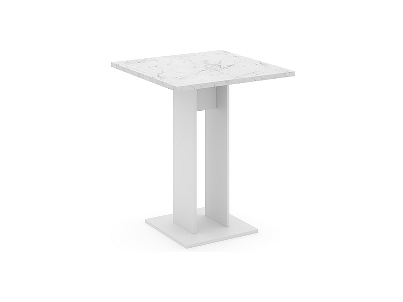 STÓŁ FIESTA BIAŁY (EFEKT MARMURU) / BIAŁY 67X67 DIOMMI-80-3889