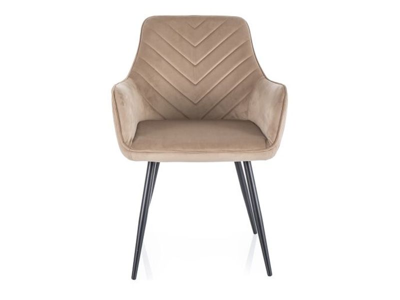 KRZESŁO FIG VELVET CZARNY STELAŻ/BEŻ BLUVEL 28 DIOMMI-80-3583