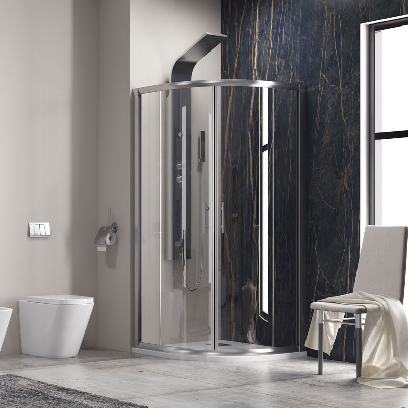 KARAG STOCKBATHROOM Καμπίνα ημικυκλική με διάφανο κρύσταλλο FLORA 200 KARAG 80x80x180cm R500 KARAG-5206836531045 KARAG STOCKBATHROOM Καμπίνα ημικυκλική με διάφανο κρύσταλλο FLORA 200 KARAG 80x80x180cm R500 KARAG-5206836531045