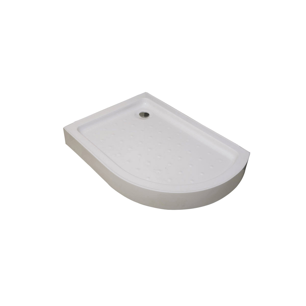 KARAG  FLORA Ντουζιέρα ασύμμετρη ημικυκλική ακρυλική αριστερή FLORA650 KARAG 80x100x5,5cm KARAG-5206836004204