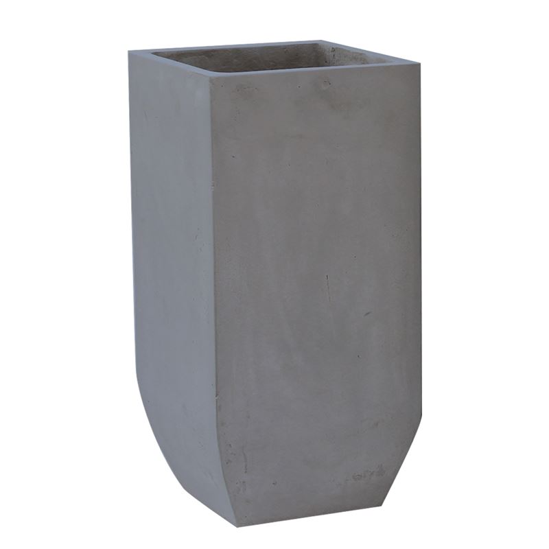 WOODWELL FLOWER POT-1 Cement Grey 35x35x80cm 35x35x80cm Ε6300,B