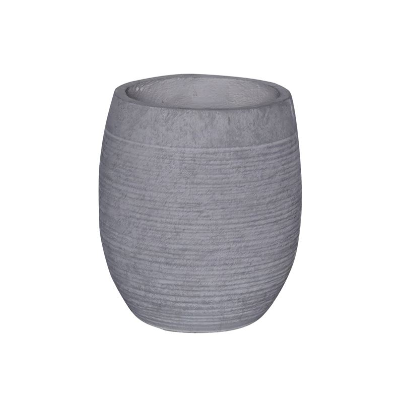WOODWELL Ε6307,ΒFLOWER POT-8 Απόχρωση Light Grey Wash Φ35x39cm Ε6307,Β WOODWELL Ε6307,ΒFLOWER POT-8 Απόχρωση Light Grey Wash Φ35x39cm Ε6307,Β