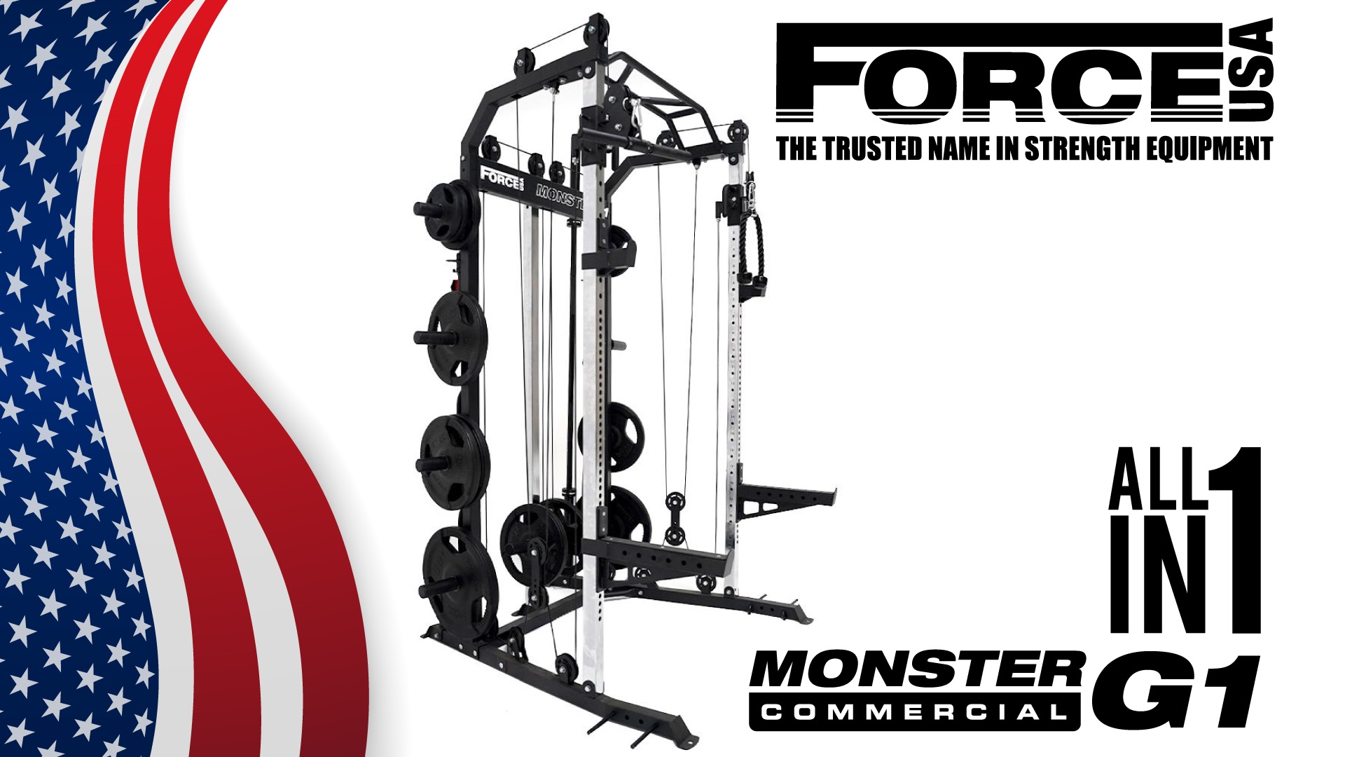 Force USA Fitness Equipment Force USA G1 All-In-One Trainer Λ-637 Force USA Fitness Equipment Force USA G1 All-In-One Trainer Λ-637