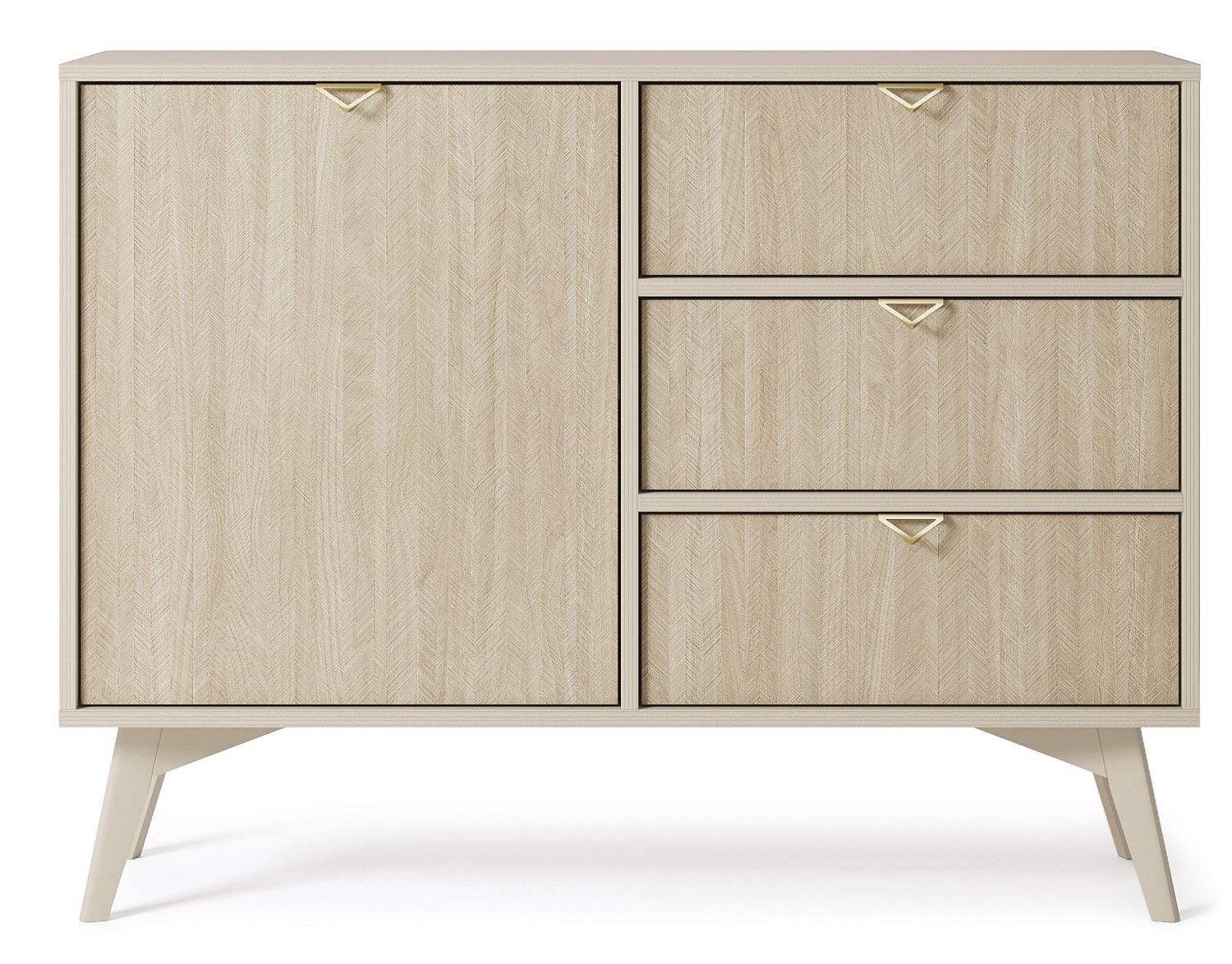 Lh-homefurniture Μπουφές Forest μπεζ 106x81x38cm P_FRST_21